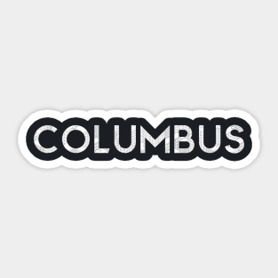 Columbus Sticker